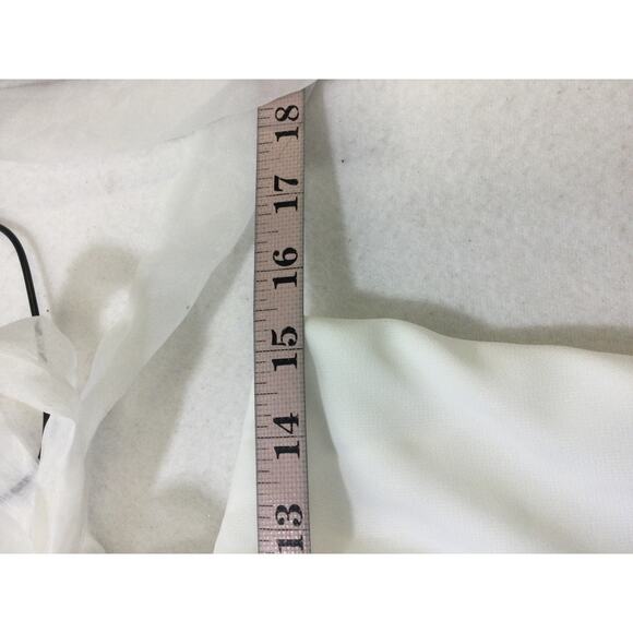 LULU'S S Radiant Romance White Tie-Strap Square Neck Wedding Maxi Dress NEW b118 - Picture 8 of 10